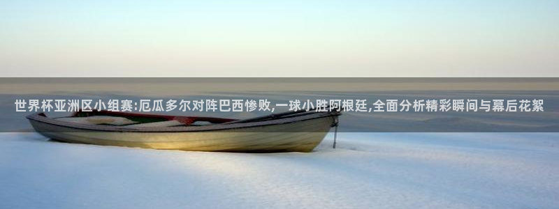 世界杯亚洲区预选赛赛程：世界杯亚洲区小组赛:厄瓜多尔对阵巴西惨败,一球小胜阿根廷,全面分析精彩瞬间与幕后花絮